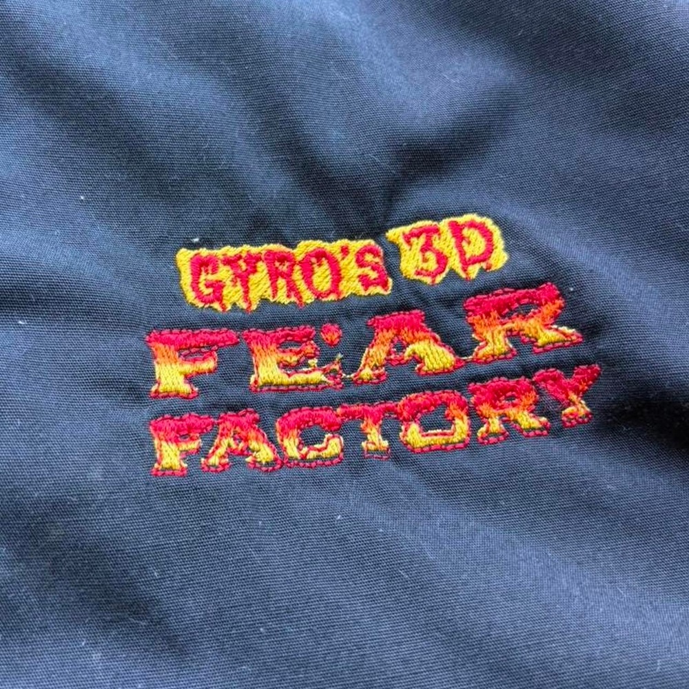 90s Gyros 3D Fear Factory Bay Area Haunted House Jacket - Picture 4 of 7